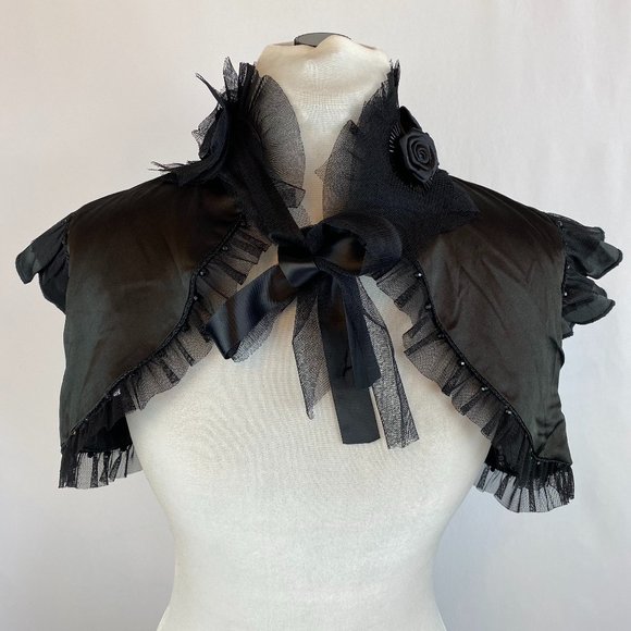 Lip Service Jackets & Blazers - Blacklist Gothic Shrug Bolero Seampunk Cardigan L